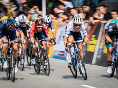 Mens road cycle competitive race