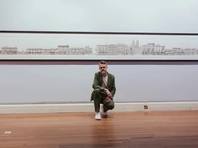The Papestry and artist Matt D Wright