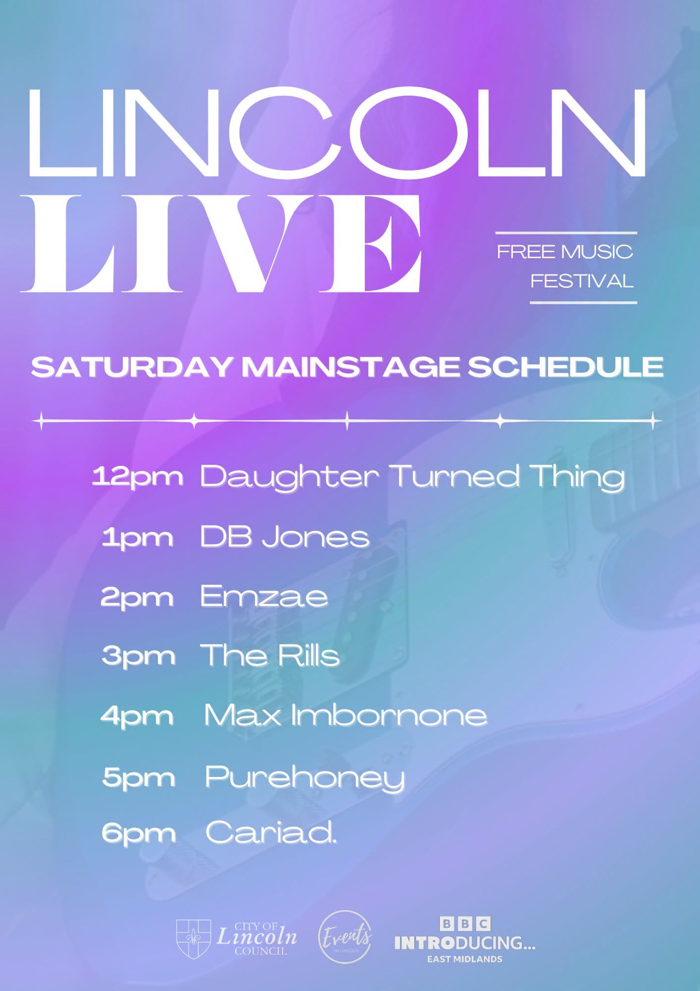 Lincoln Live Lineup